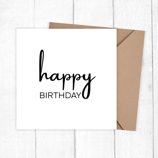 SIMPLE BIRTHDAY CARD