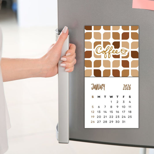 COFFEE TEAR-OFF CALENDAR 2026