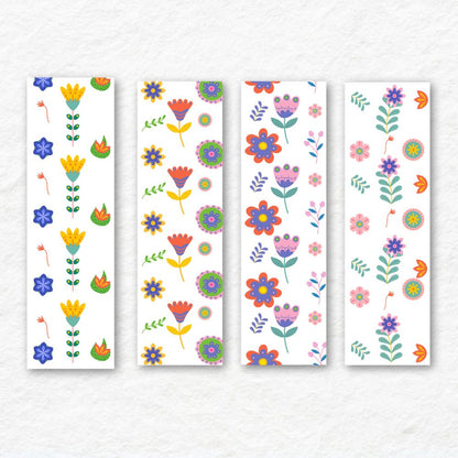 Summer Flower Bookmarks