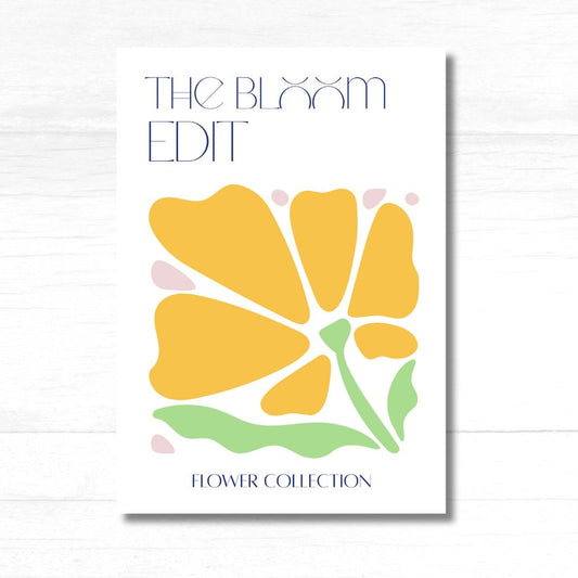 The Bloom Edit 4 Floral Poster