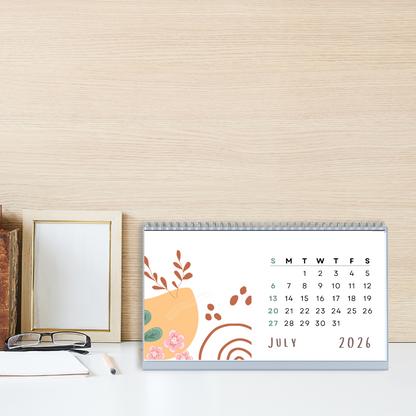 AESTHETIC DESK CALENDAR 2026