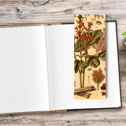 Wild Flower Vintage Bookmarks Set 3 featuring rustic floral designs, perfect for book lovers and gifts — ANEA stationery.