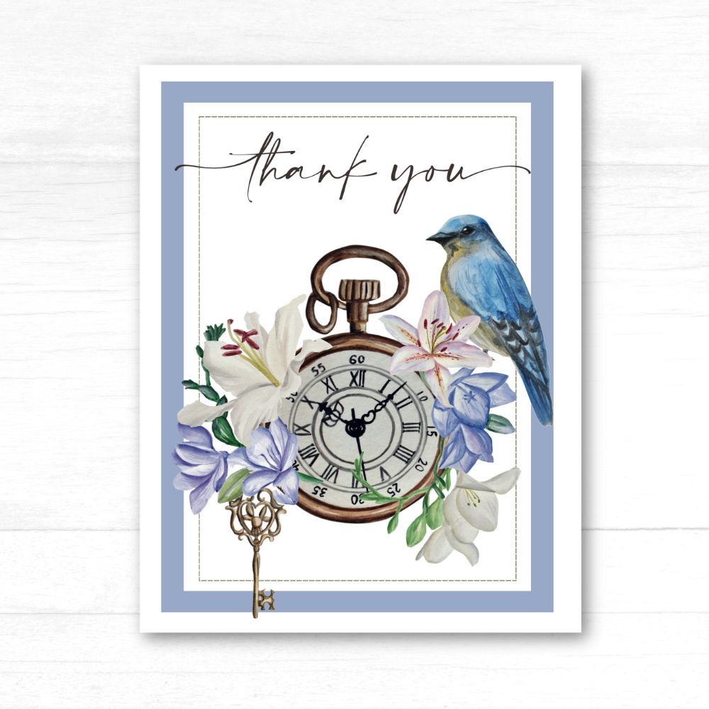 Watch Thank You Greeting Card