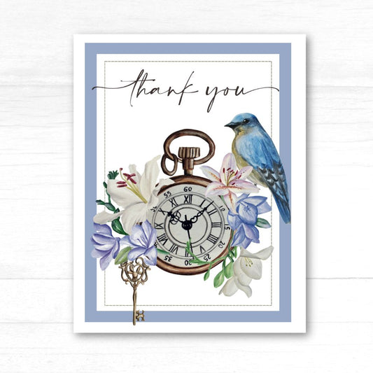 Watch Thank You Greeting Card