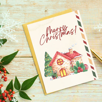 Red House Christmas Card