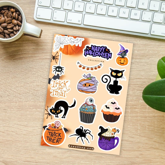 HAPPY HALLOWEEN STICKER SHEET