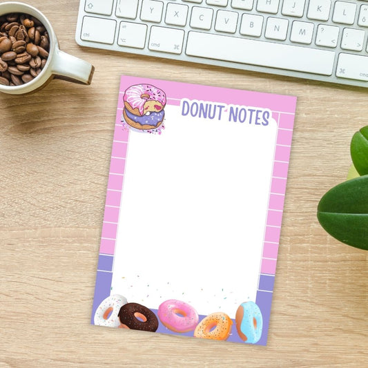 DONUT PERSONALISED A6 NOTEPAD