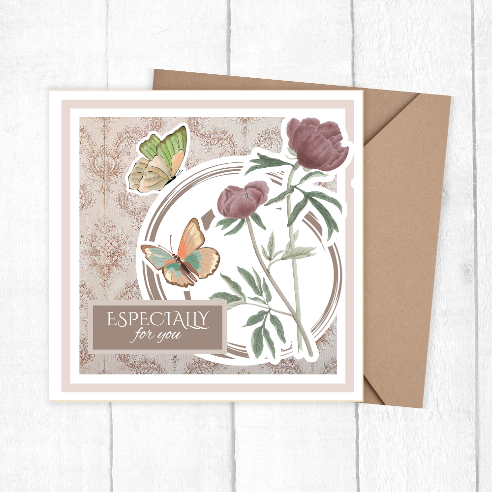 FOR YOU VINTAGE PREMIUM 3D CARD