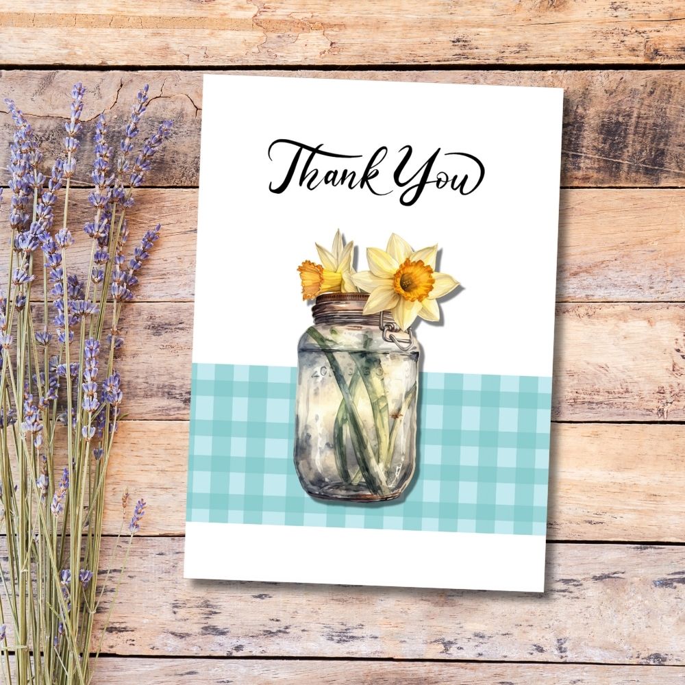 Tulips in the Jar Thank You Card