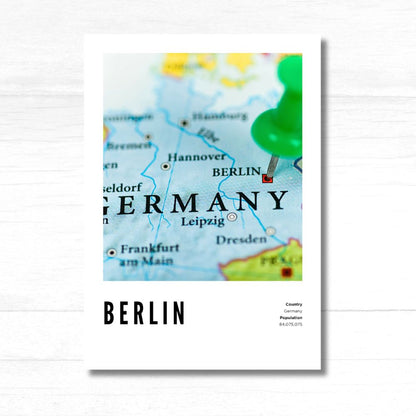 Berlin Map Poster