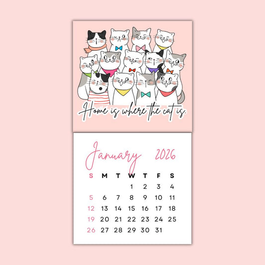 CATS II TEAR-OFF CALENDAR 2026