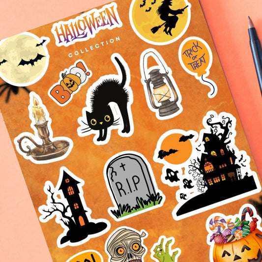 HALLOWEEN STICKER SHEET