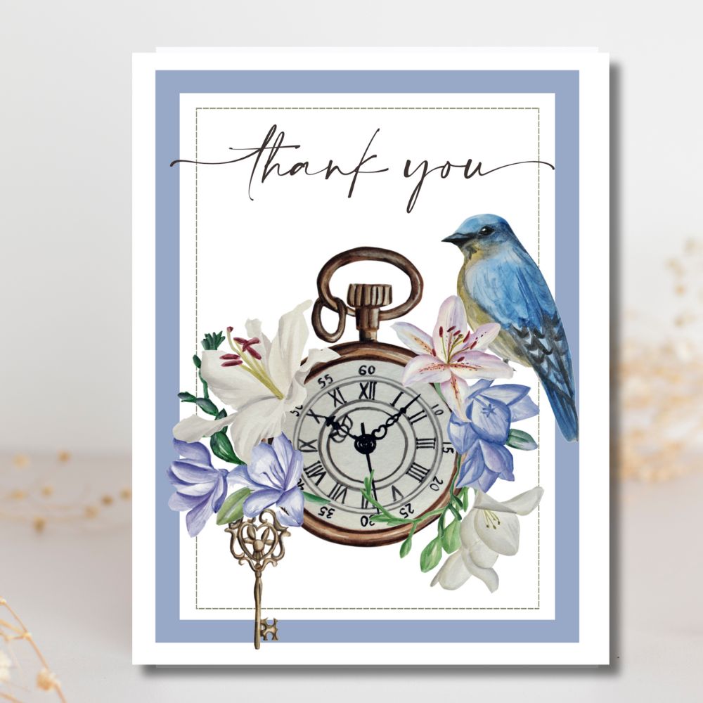 Watch Thank You Greeting Card