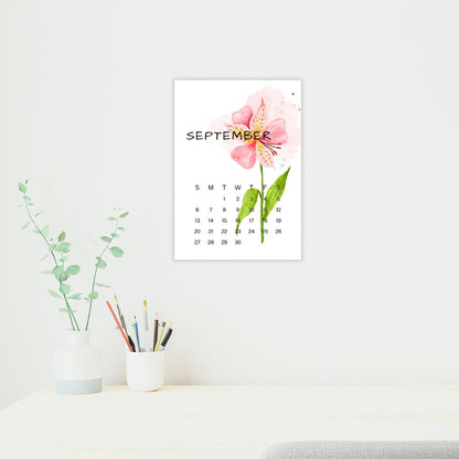 Beautiful Floral Design Wall Calendar 2026