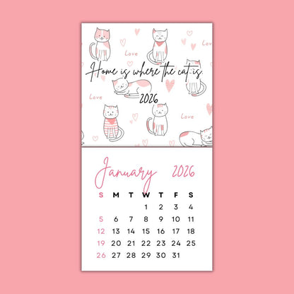 CATS TEAR-OFF CALENDAR 2026