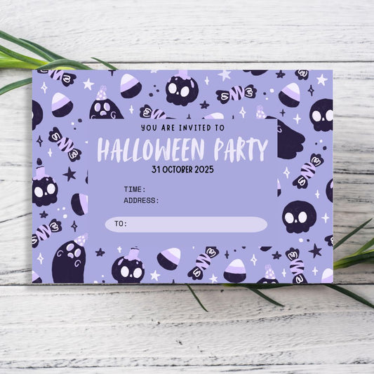 BOO HALLOWEEN PARTY INVITATION