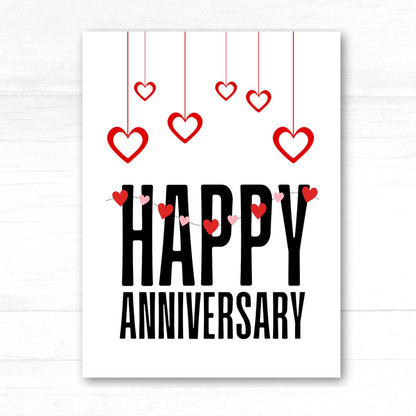 Hearts Anniversary Card