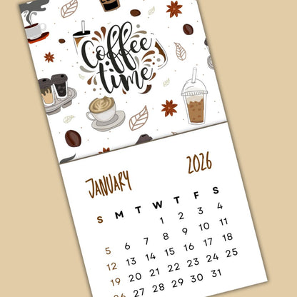 COFFEE TIME TEAR-OFF CALENDAR 2026