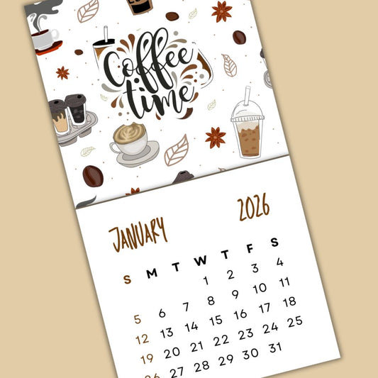 COFFEE TIME TEAR-OFF CALENDAR 2026
