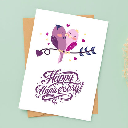 Love Birds II Anniversary Card