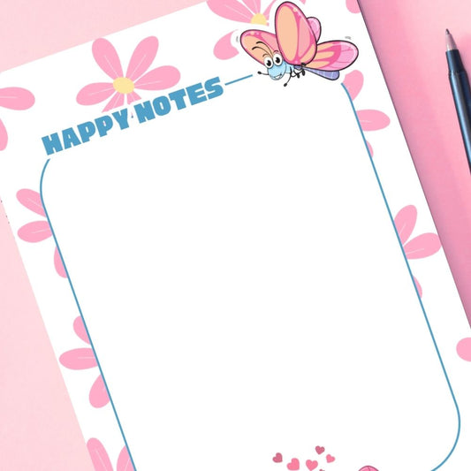 CUTE SNAIL PERSONALISED A6 NOTEPAD