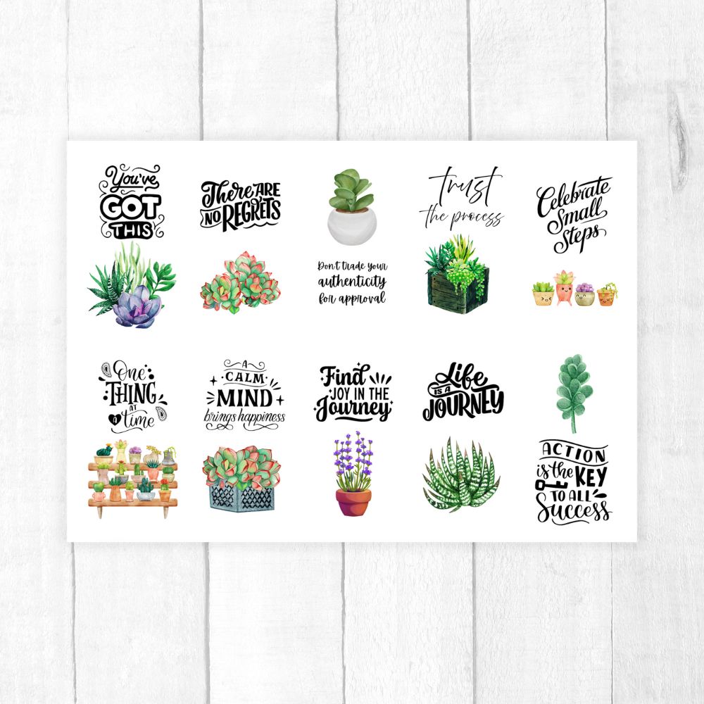 Sticker Club July 2025 Subscription Plan – ANEA’s monthly set featuring themed sticker designs in various sizes and finishes.