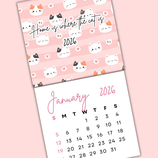 CATS III TEAR-OFF CALENDAR 2026