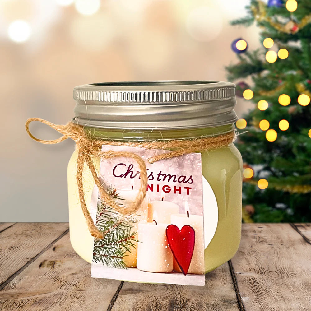 CHRISTMAS NIGHT NATURAL SOY CANDLE JAR