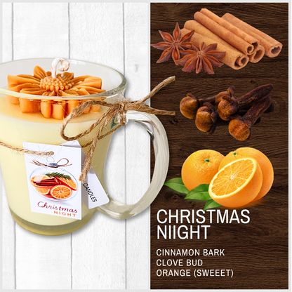 CHRISTMAS SPICE NATURAL SOY CANDLE