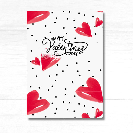 Dotty Happy Valentine's Card