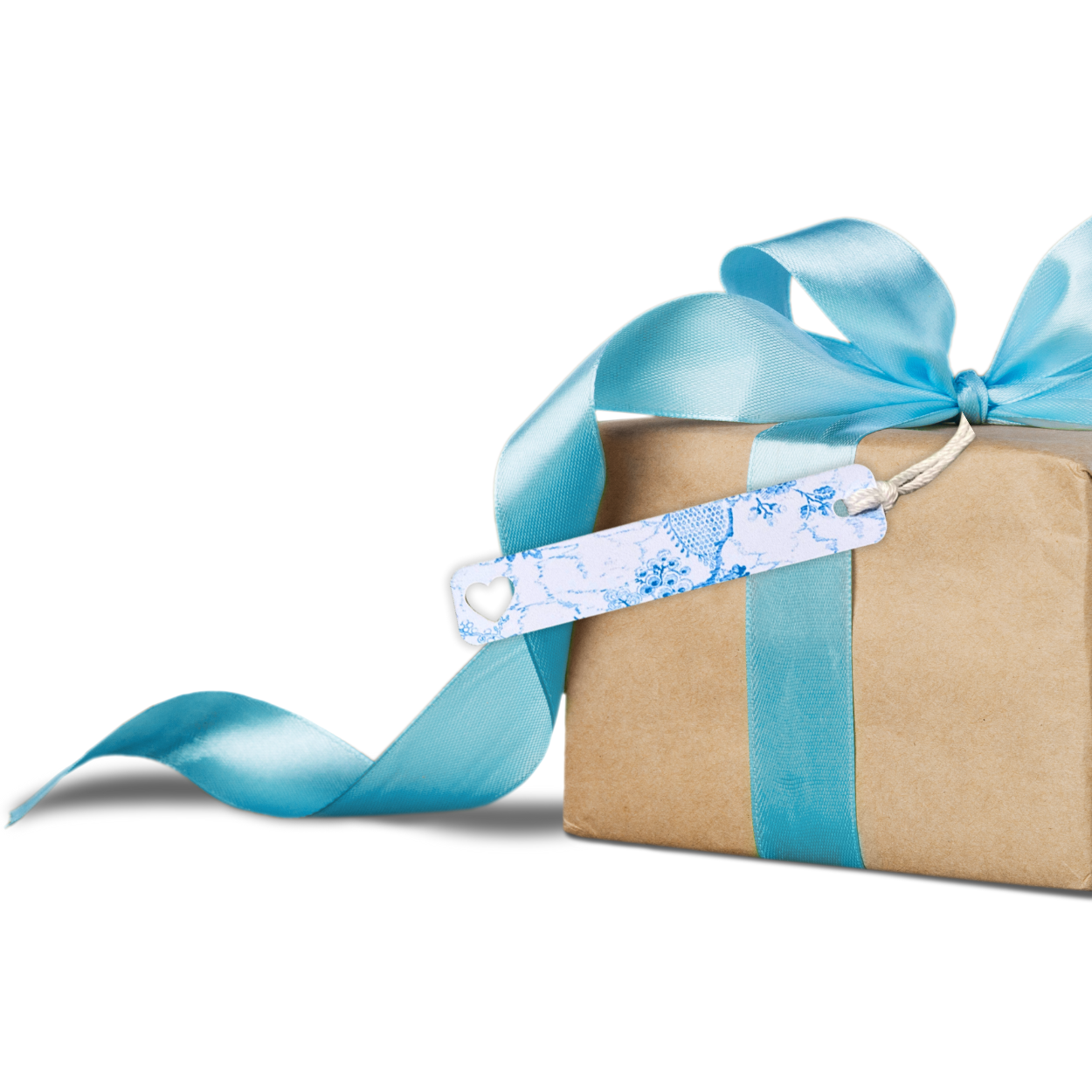 FLORAL SLIM GIFT TAG SET 2