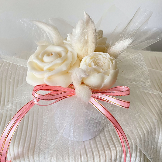 WHITE FLOWERS WAX MELTS MINI BOUQUET