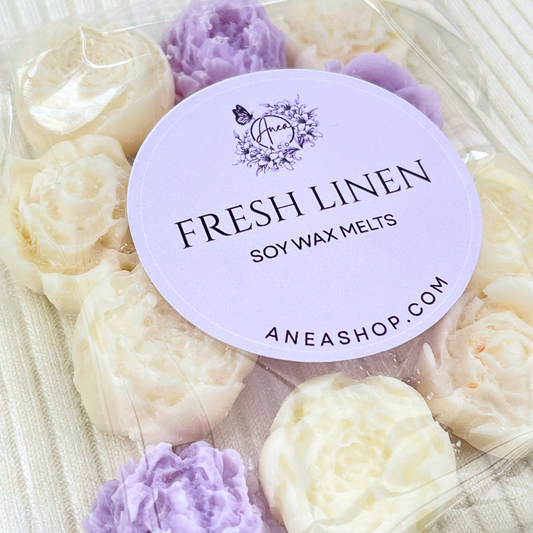 FRESH LINEN LILAC & CREAM WAX MELTS