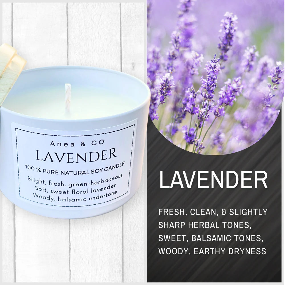 LAVENDER NATURAL SOY CANDLE
