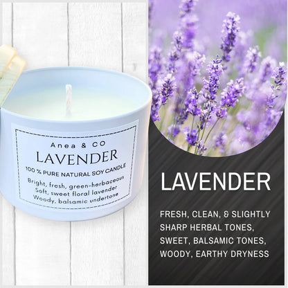 LAVENDER NATURAL SOY CANDLE