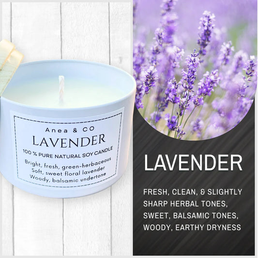 LAVENDER NATURAL SOY CANDLE