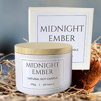 MIDNIGHT EMBER SOY CANDLE