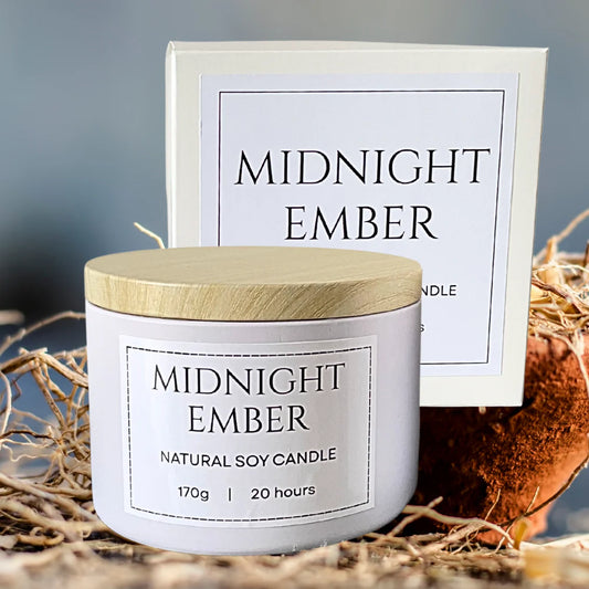 MIDNIGHT EMBER SOY CANDLE