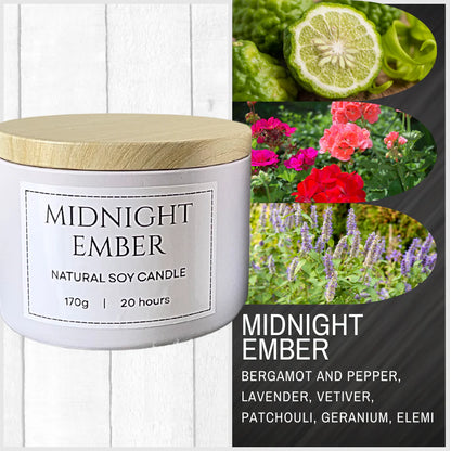 MIDNIGHT EMBER SOY CANDLE