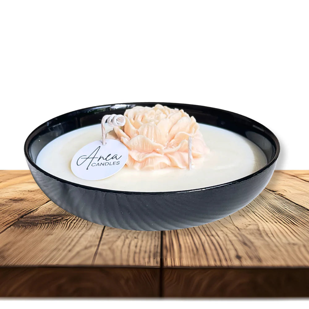 CREAMY PEONY FLOWER SOY CANDLE