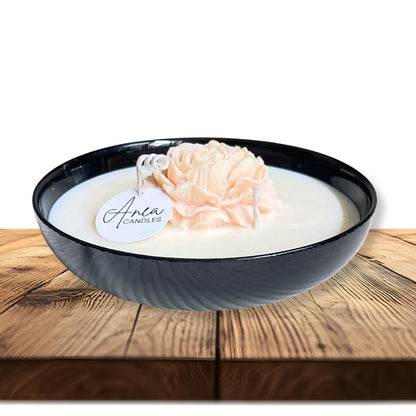 CREAMY PEONY FLOWER SOY CANDLE