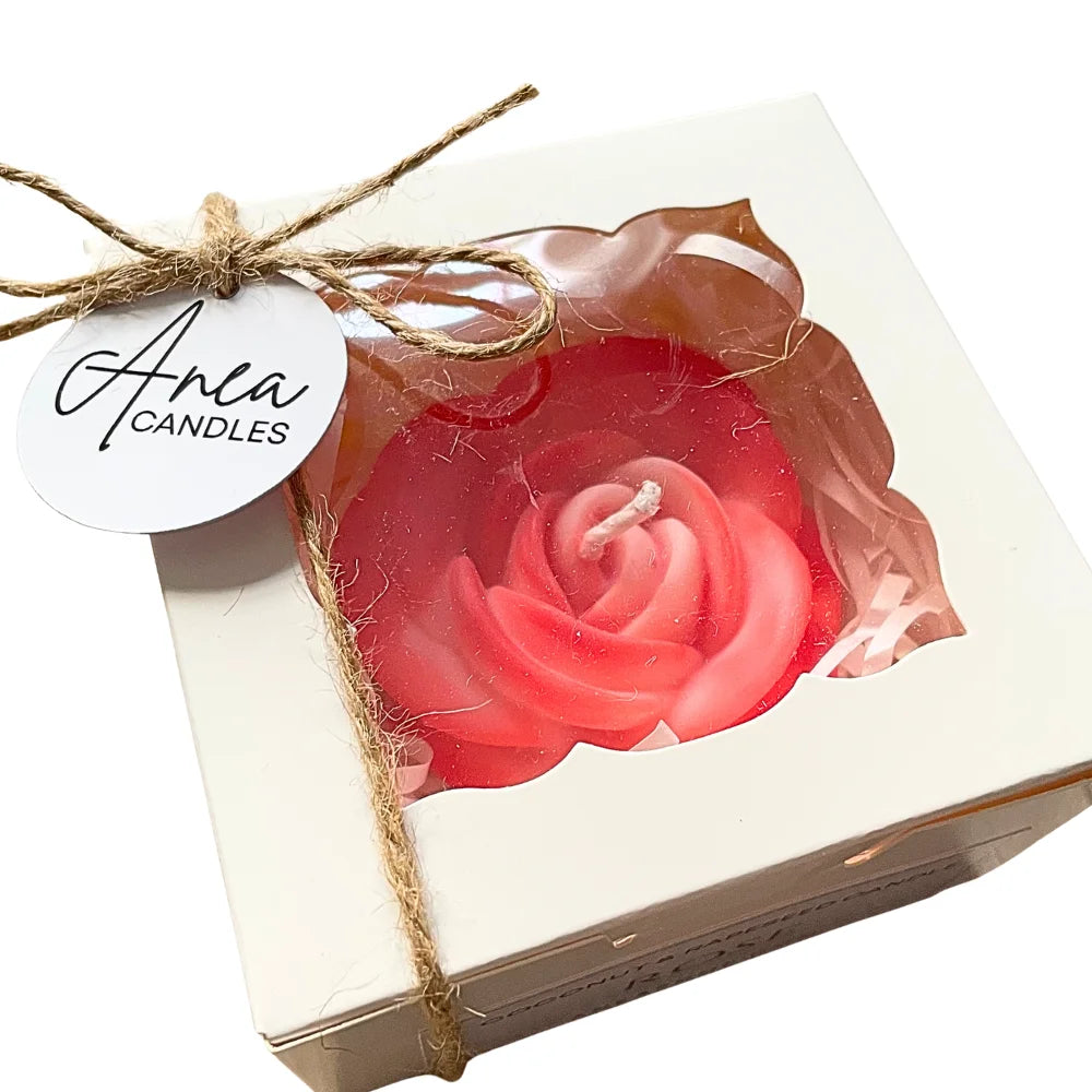 RED ROSE FRAGRANCED CANDLE