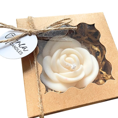 WHITE ROSE FRAGRANCED CANDLE