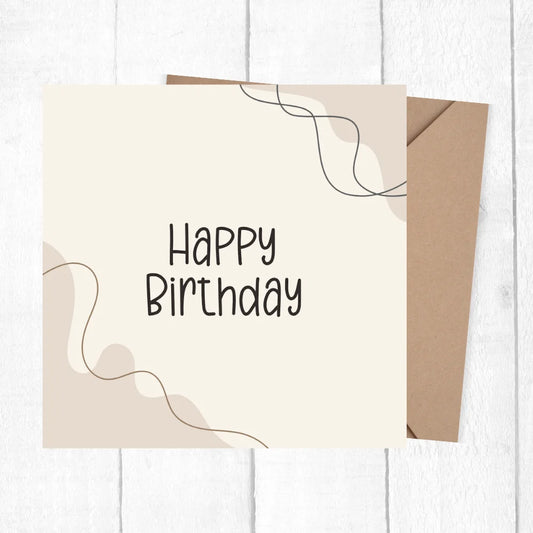 BOHO BIRTHDAY CARD