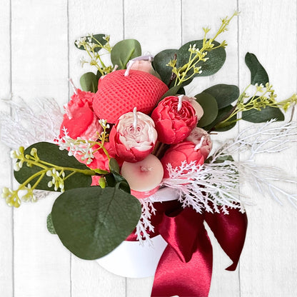 FOREST CHRISTMAS CANDLE BOUQUET