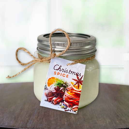 CHRISTMAS SPICE NATURAL SOY CANDLE