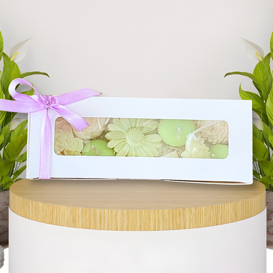 SPRING FLOWERS SNOW PIXIE CANDLE