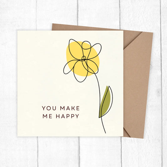 YOU MAKE ME HAPPY CARD 