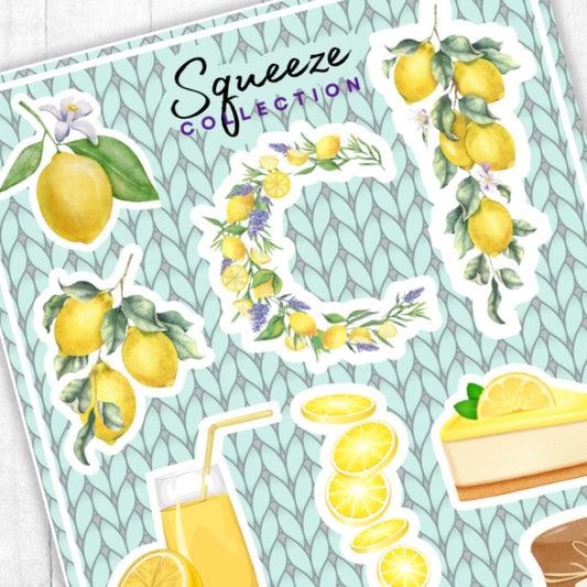 LEMON STICKER SHEET