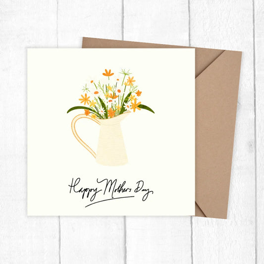 WILD FLOWERS MOTHER'S DAY CARD 
